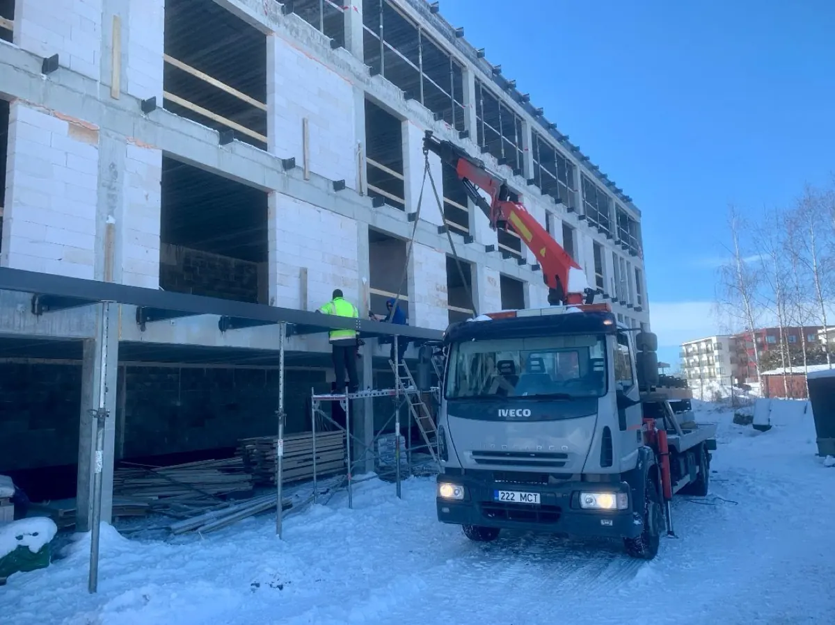 Kraana ehitusplatsil