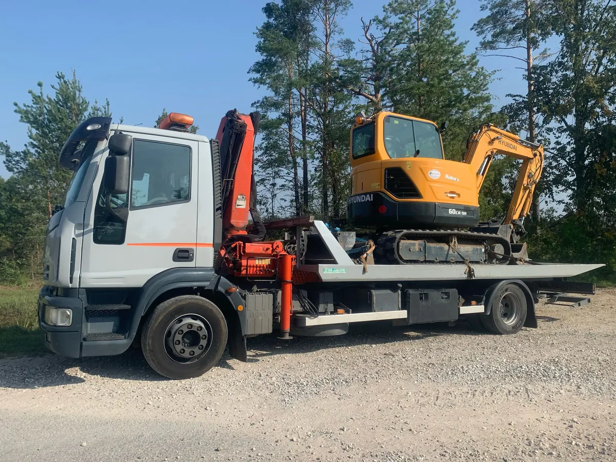 Hyundai ekskavaator transport