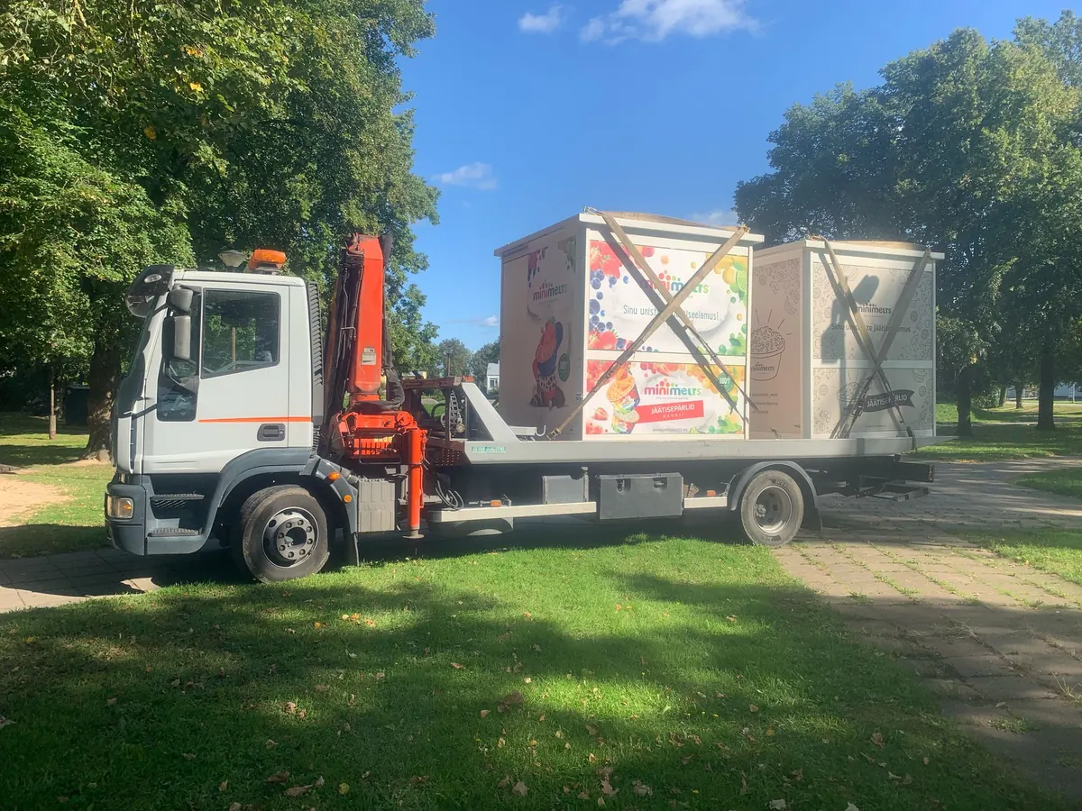 Jäätisekioski kohaletoimetamine