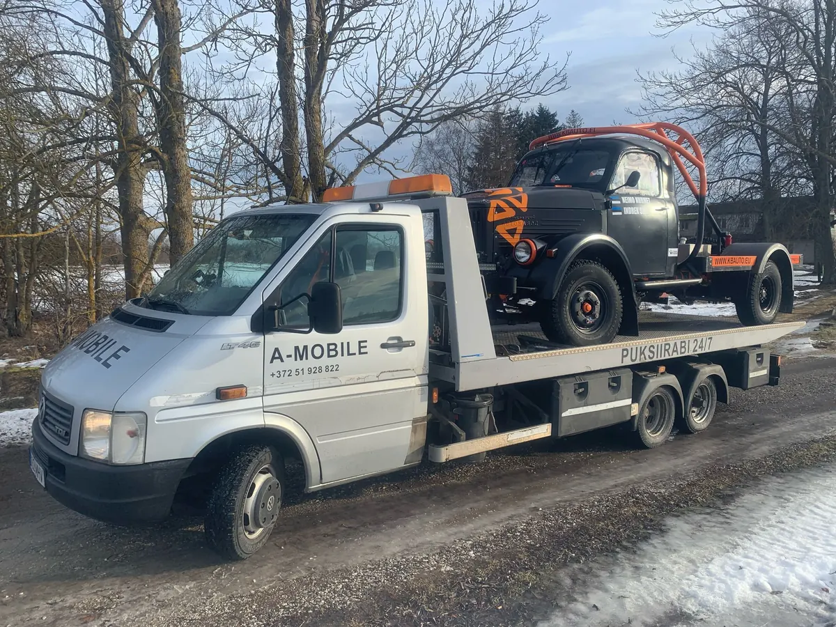 Vana veoauto transport